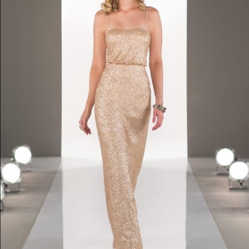 Sorella Vita | Rose Gold Sequin Gown | Size 6